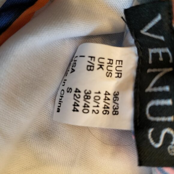 (382) Venus Women Multicolor Geometric Strap Maxi Dress Size Small - Picture 4 of 5